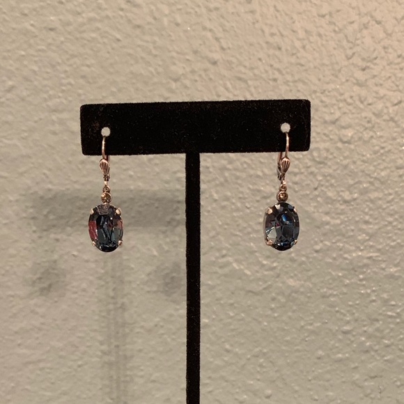 Catherine Popesco Jewelry - Catherine Popesco oval crystal earrings